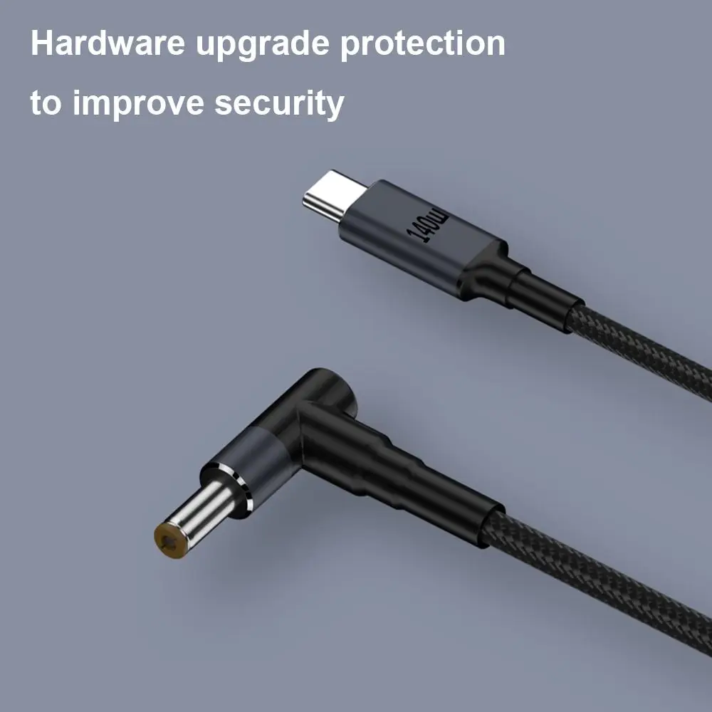 180 СМ Кабель USB типа C к постоянному току для ноутбука 5 5X2 мм Emark Chip PD 140 Вт