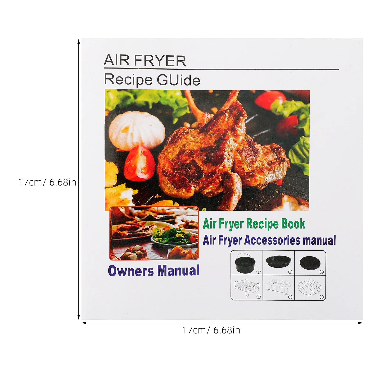 Airfryer Recipes Paper Cook Book for Cookery Easy-going Simple Food
