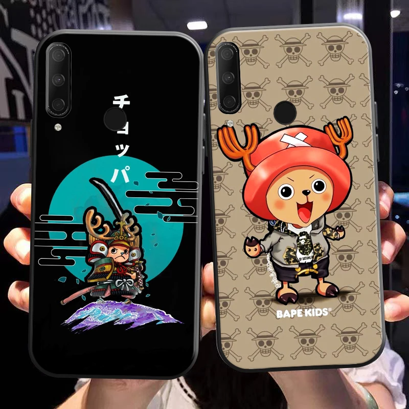 

One Piece Tony Tony Chopper For Huawei Honor 10X 9X Pro Lite Phone Case For Honor 8X Soft Funda Black Silicone Cover Carcasa