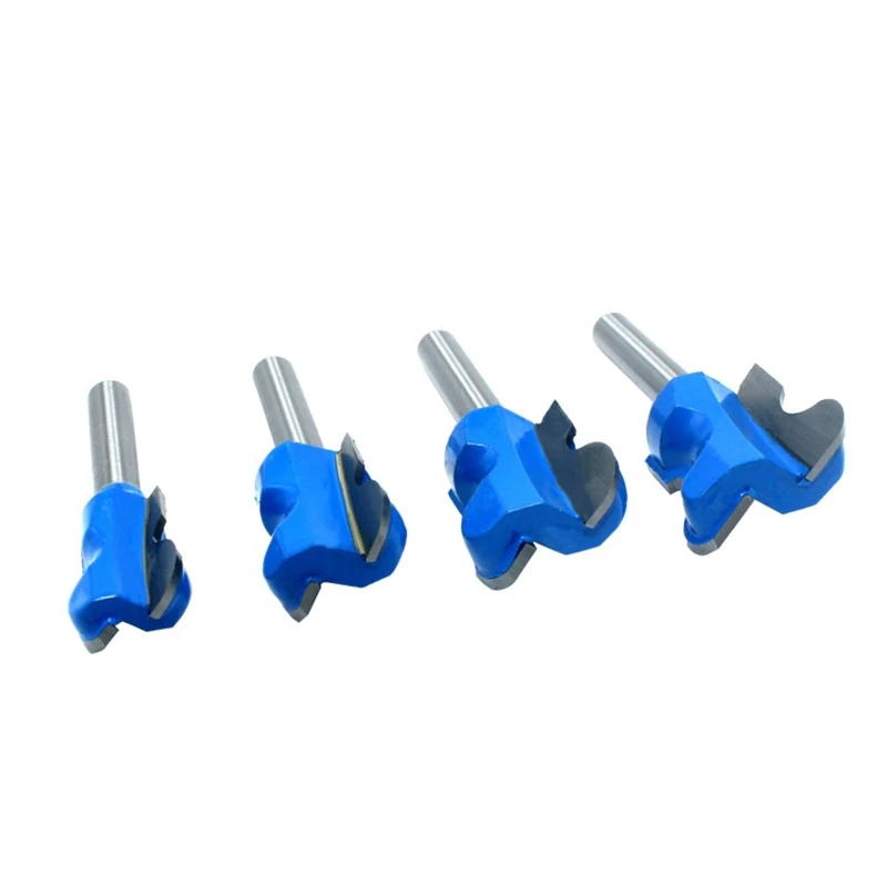 

Milling Cutter 1/4'' Shank Double Finger Router Bits 6.35mm Woodworking Tool DIY