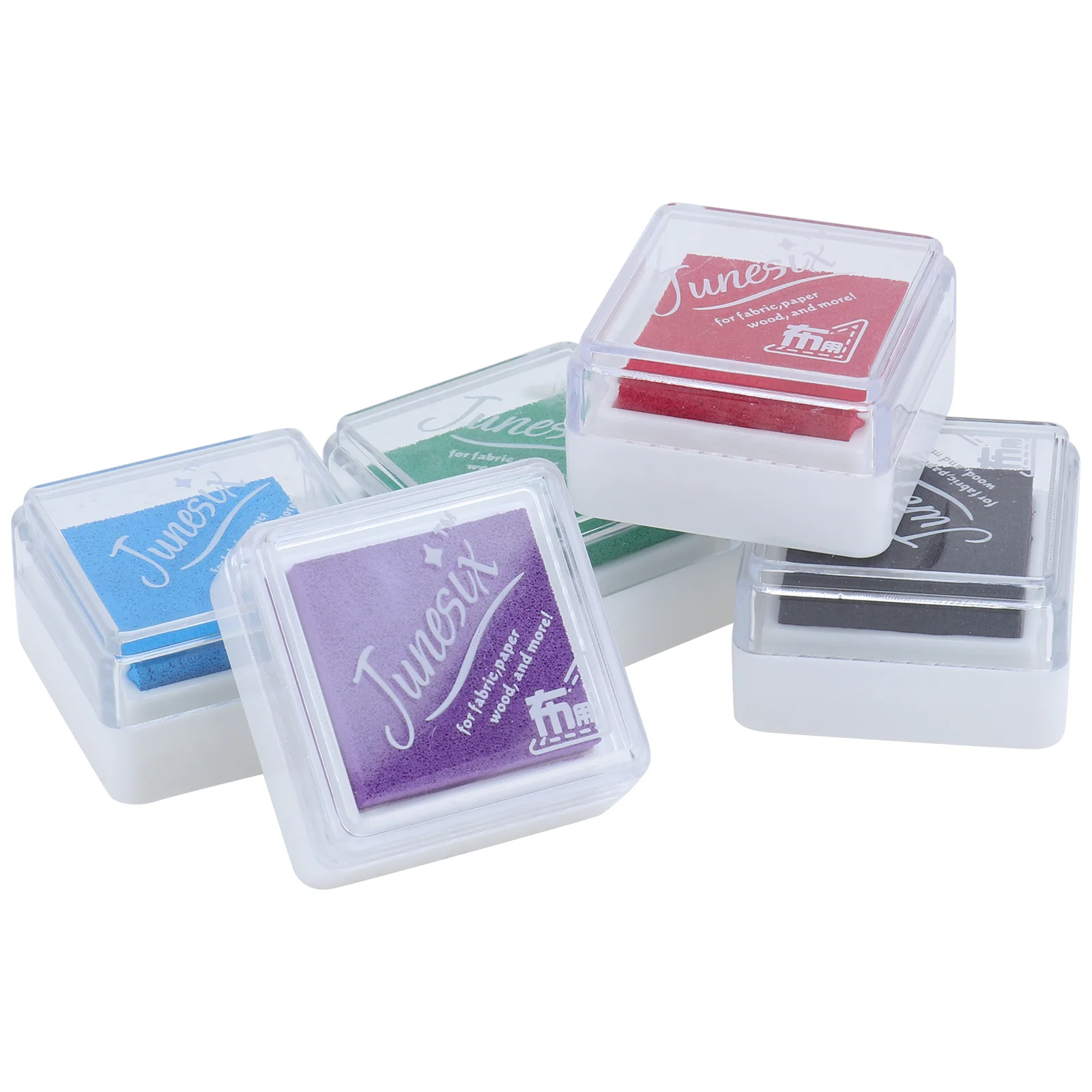 

Ink Pad Stamp Stamps Pads Rainbow Kids Teacher Craft Impression Thumb School Finger Identification Planner Reward Scrapbook