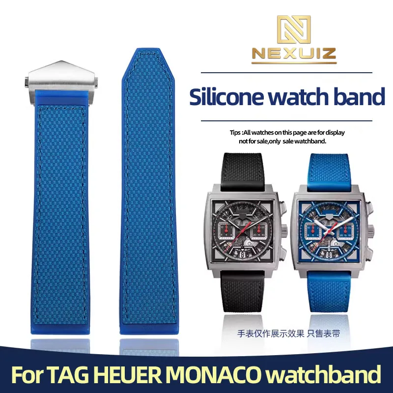 Ремешок для часов из ТПУ и силикона резиновый ремешок наручных прямой шарнирный