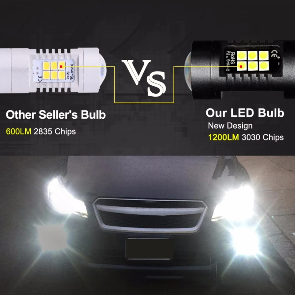 

Автомобильные противотуманные фары s H7, светодиодные лампы супер яркие 12 В, 24 В, 6000K, 21 3030-SMD, хосветильник ни