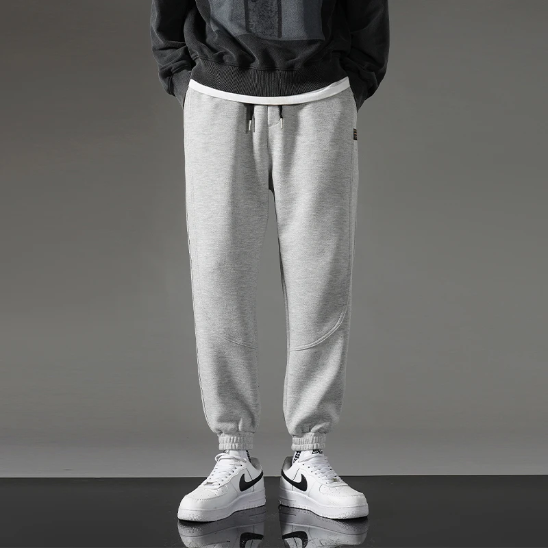 Men's Cotton Jogging Sports Pants Loose Casual Training Pants Sportswear Men's Straight Leg Sweatpants Gyms Trousers Autumn