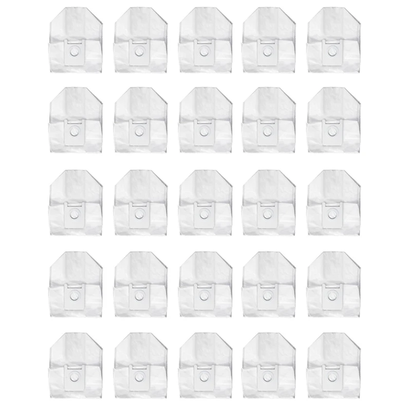 

25Pcs for XiaoMi ROIDMI EVE Plus Accessories Dust Bag Robot Garbage Storage Bag Replacement Vacuum Cleaner Spare Parts