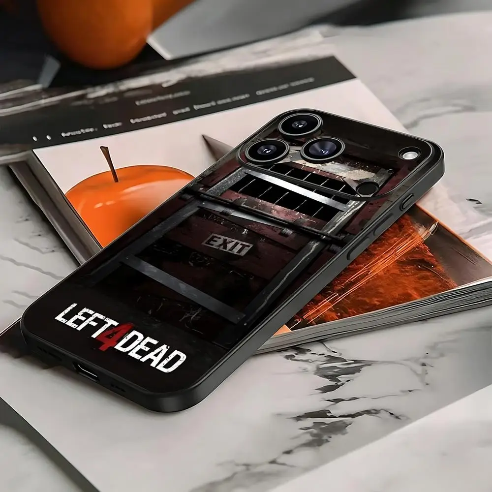 Фото Чехол для телефона Game Left 4 Dead Cool для iPhone 17 16 15 14 13 12 X XR XS 8 Plus Mini Pro Max, мягкий, черный, противоударный №1