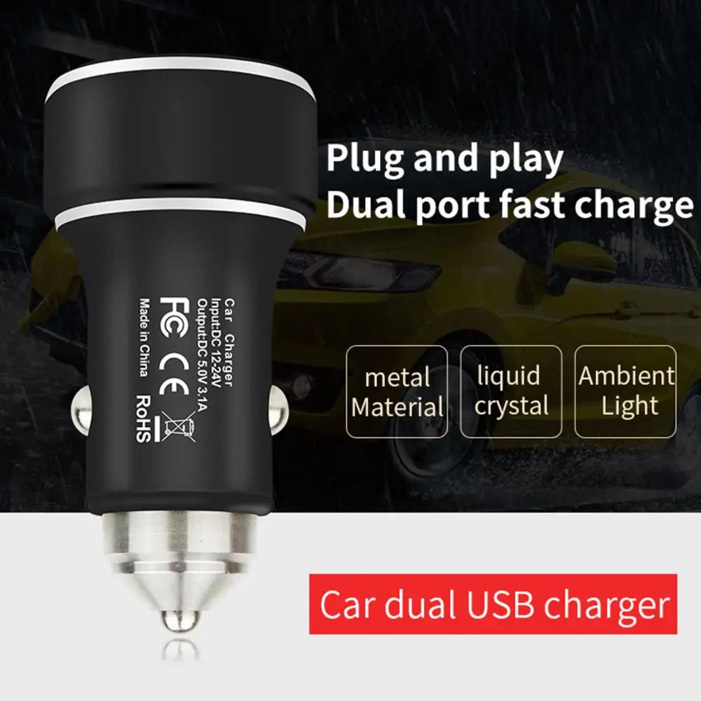 

Зарядное устройство QC 3,0 с двумя USB-портами, 5 В, 3,0 А