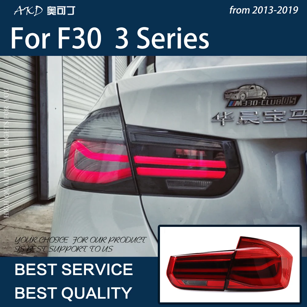 Car Lights for BMW F30 F35 2013-2019 3 Series LED Auto Taillights Assembly Upgrade AKD Original Design Dynamic Tool Accessories