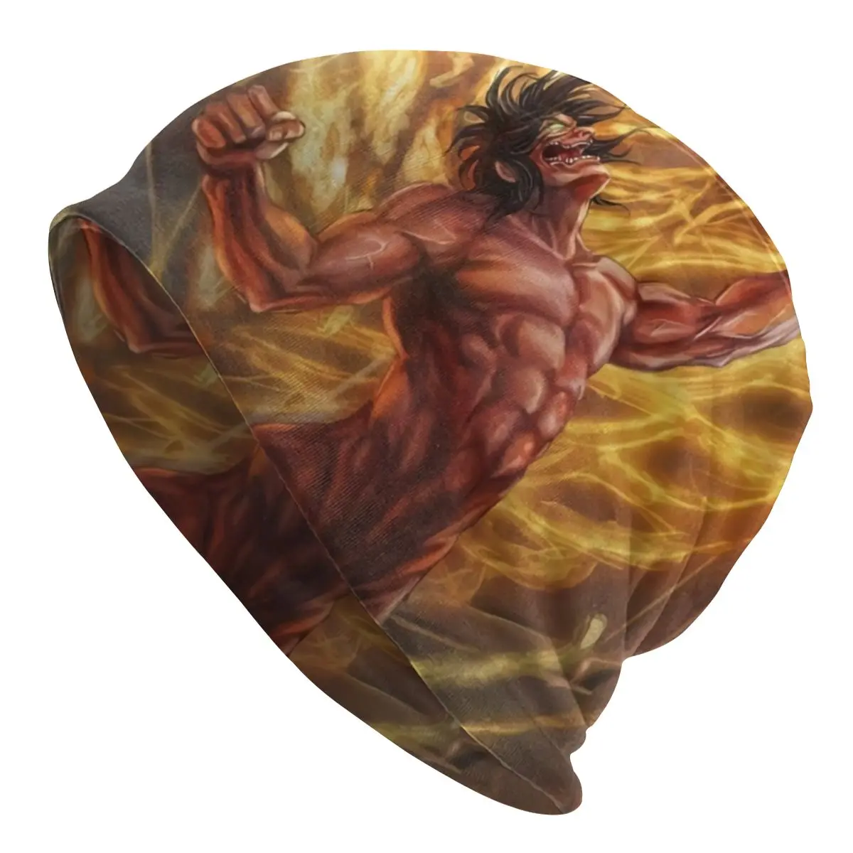 

The Best Titan Beanies Attack on Titan Anime Manga Caps Windproof Elastic Street Outdoor Hats for Men Women Knitted Beanies