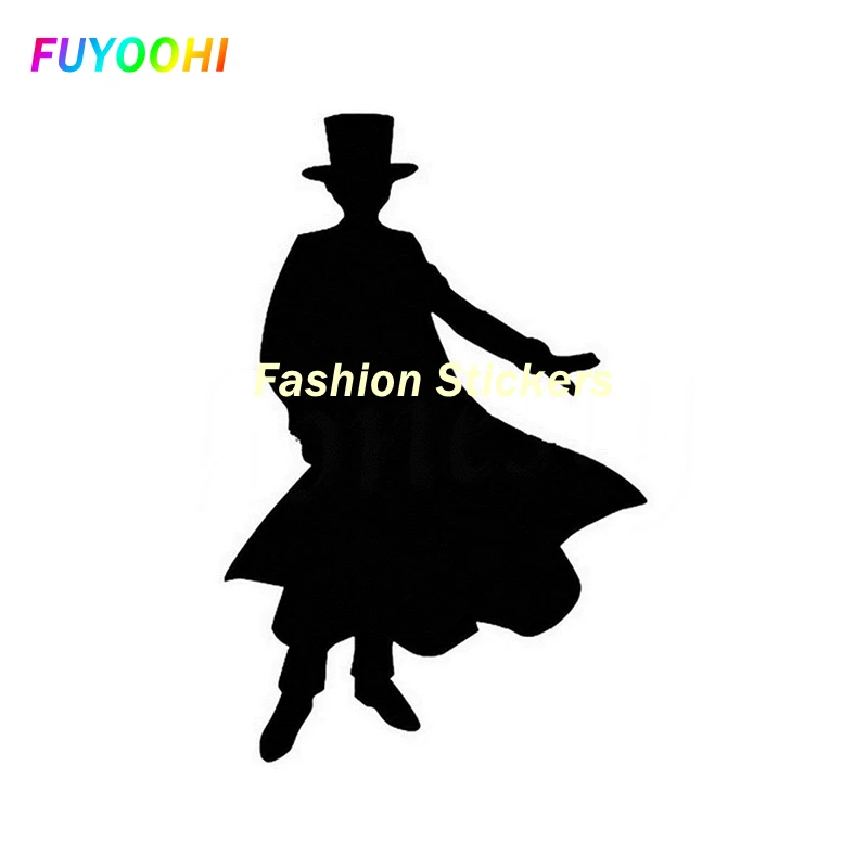 

FUYOOHI Exterior/Protection Funny Stickers A Handsome Windcoat Man Cars Stickers Notebook Computers Car Sounds Vinyl Decal