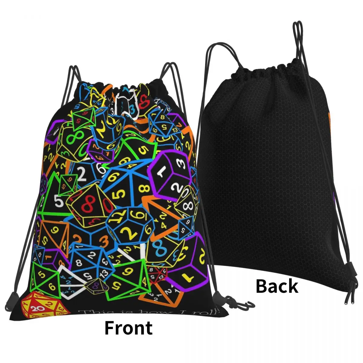 D&ampD (Dungeons And Dragons) - This Is How I Roll Рюкзаки Портативные сумки на шнурке Сумка для обуви