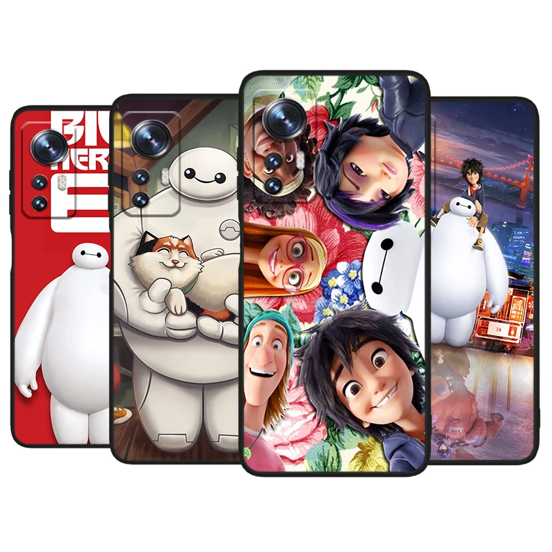 

Big Hero 6 Disney For Xiaomi Mi 12 11 10 11T 10T 9T 9 8 Note 10 Ultra Pro Lite TPU Soft Silicone Black Phone Case Coque Capa