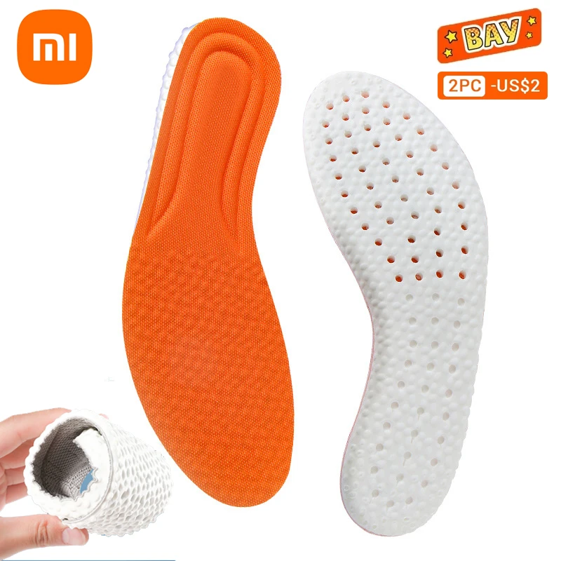 

Стельки Xiaomi Home Boost, эластичные дышащие, дезодорирующие, ортопедические, амортизирующие, стельки для обуви, 2022