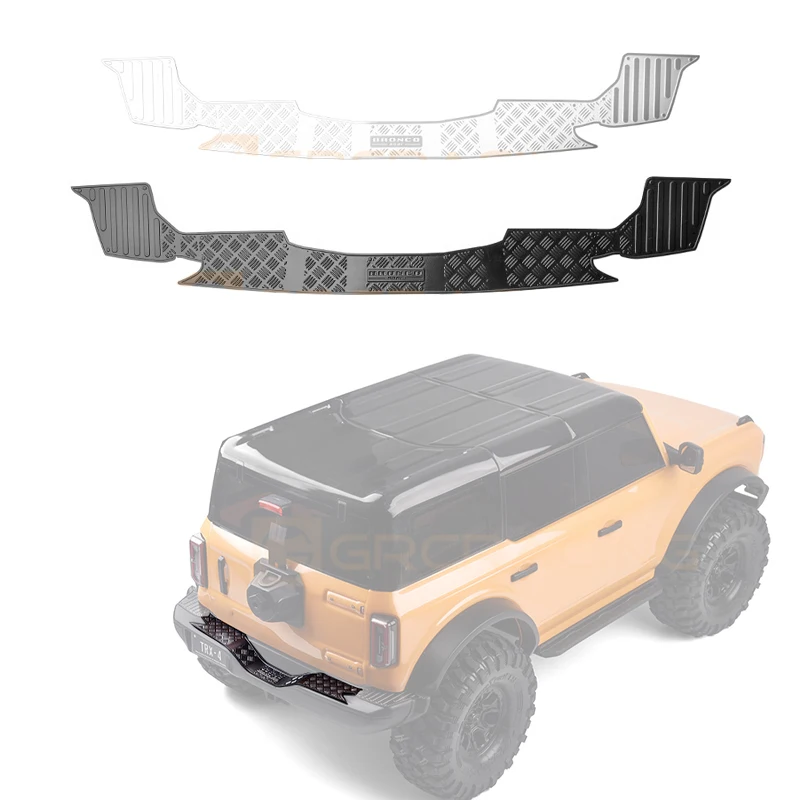 Металлическая защитная пластина заднего бампера для 1/10 RC гусеничного автомобиля