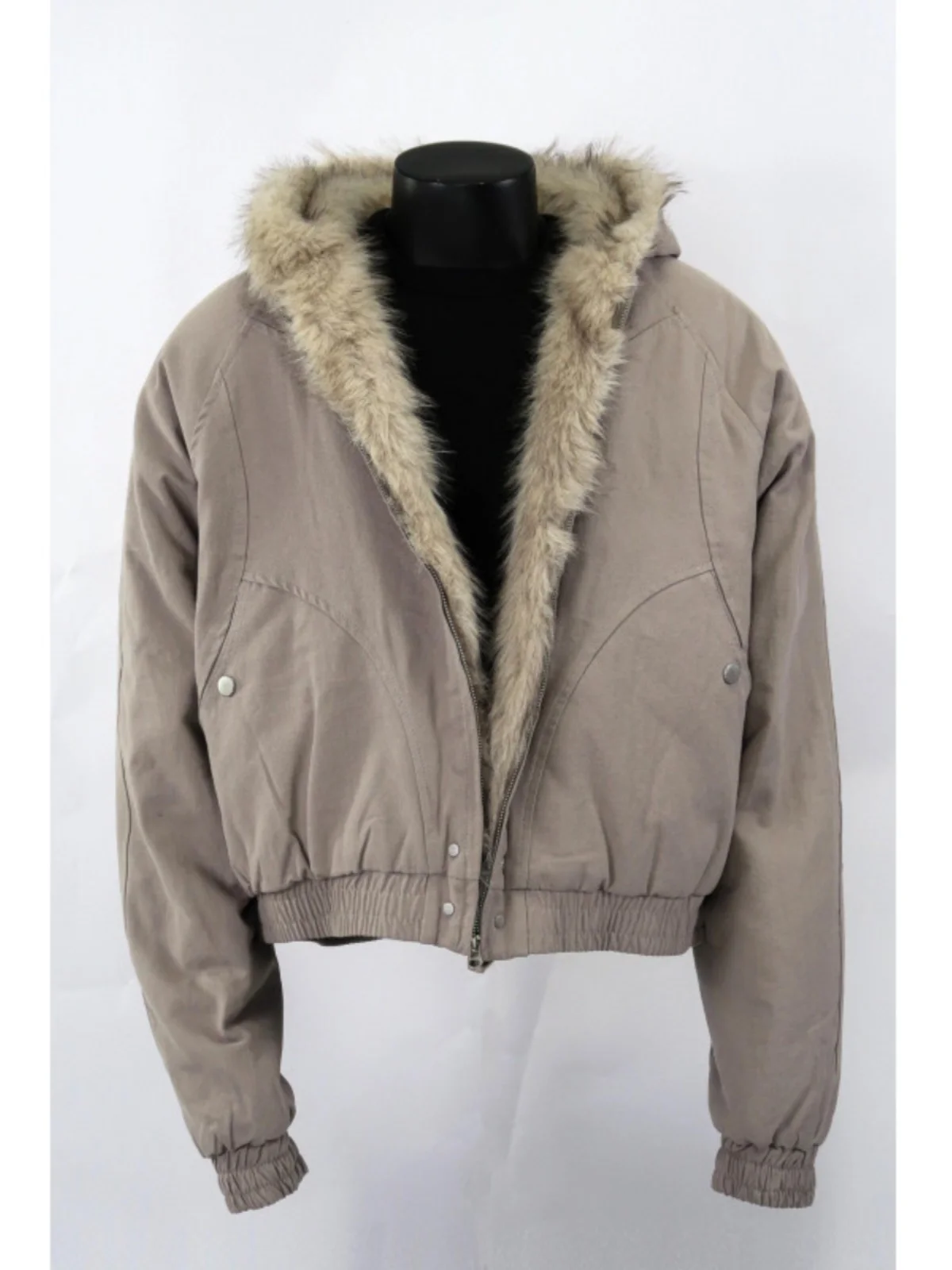 Куртка с хлопковой подкладкой и капюшоном меховым воротником Mountain Carving мужская