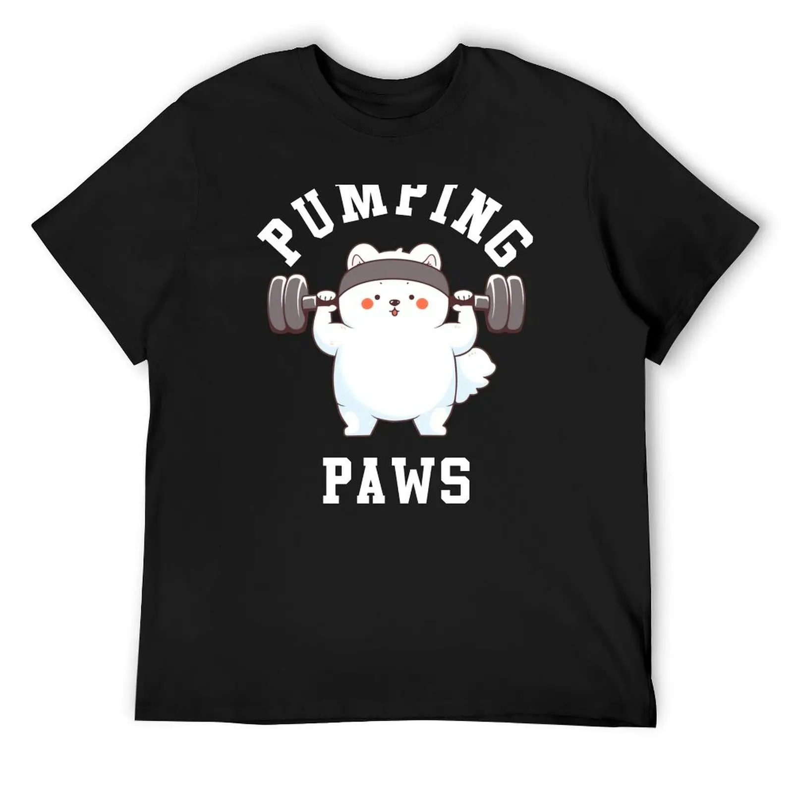 Футболка Samoyed Dog Pumping Paws быстросохнущая мужская одежда по индивидуальному заказу