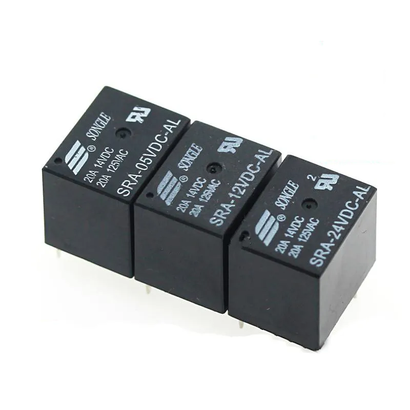 

Реле SRA- 05V 12V 24VDC-AL-CL T74 20A 4-контактное 5-контактное, 5 шт.