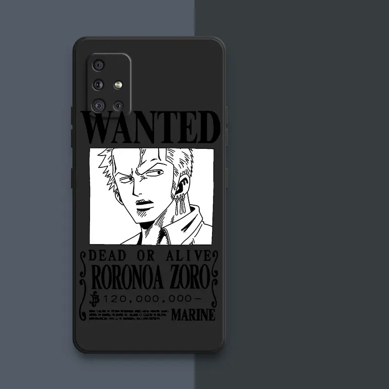 Luffy Zoro постер Цельный силиконовый чехол для Samsung Galaxy M14 M54 M33 M53 M23 M13 M12 M52 5G A21S A20E A31 A40