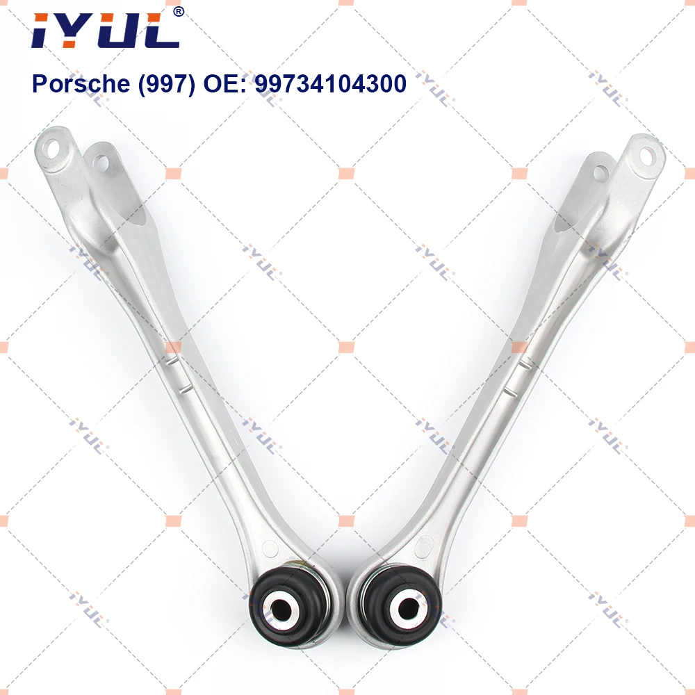 

IYUL Pair Front Lower Left Right Suspension Control Arm For Porsche 997 987 911 BOXSTER Spyder CAYMAN 99734104300
