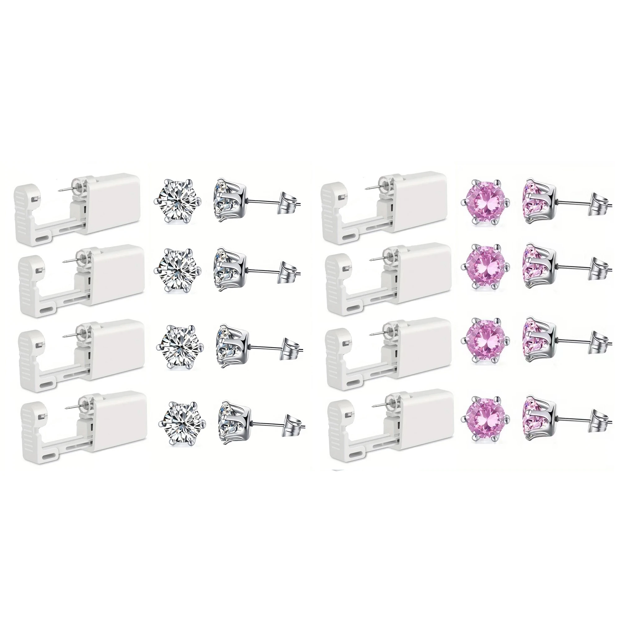 12/24 шт. комплект ювелирных изделий для пирсинга ушей одноразовый безопасный
