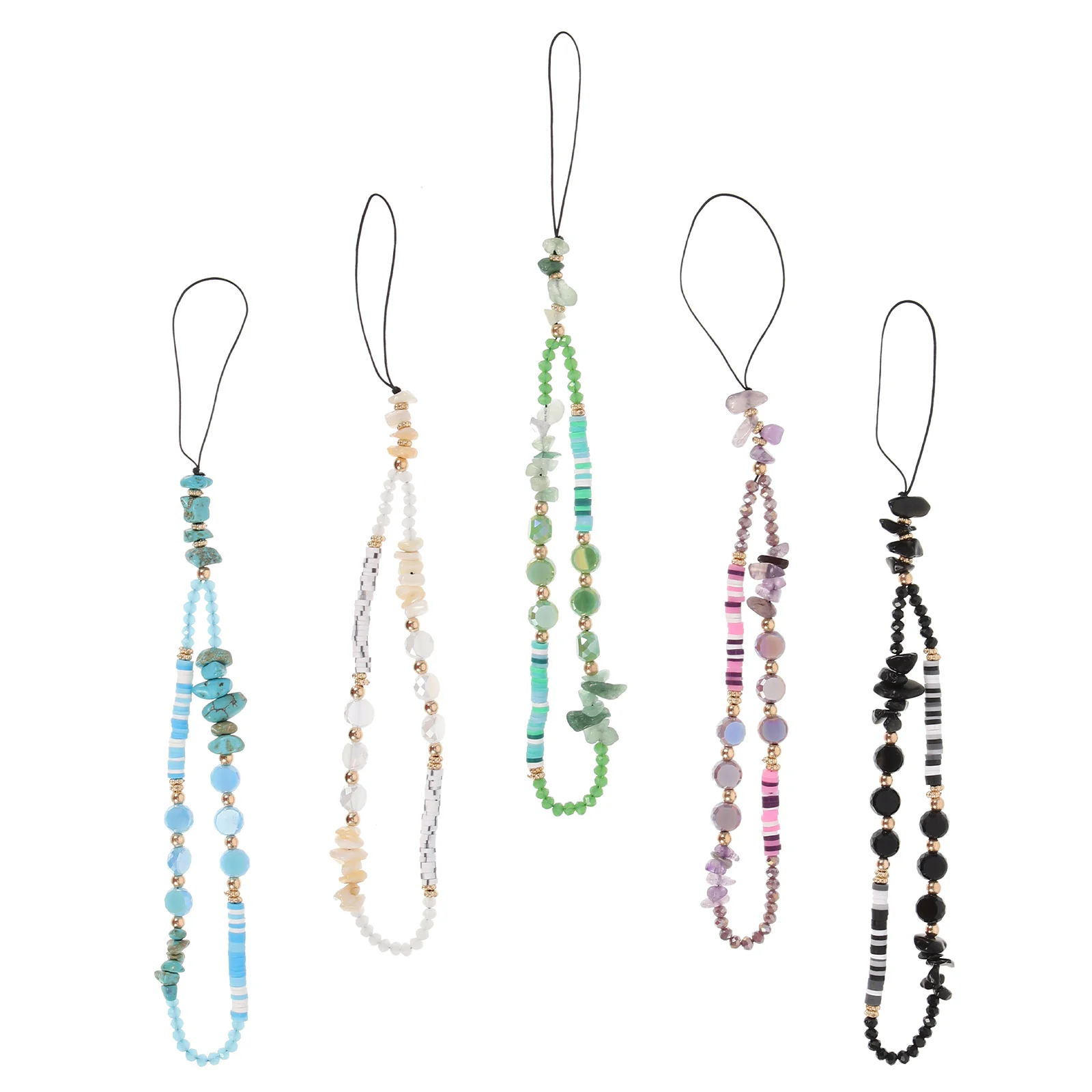 

Strap Lanyard Wrist Charms Cellphone Straps Hanging Pendant Lanyards Beaded Cell Chain Hand Lost Anti Purse Decoration Camera