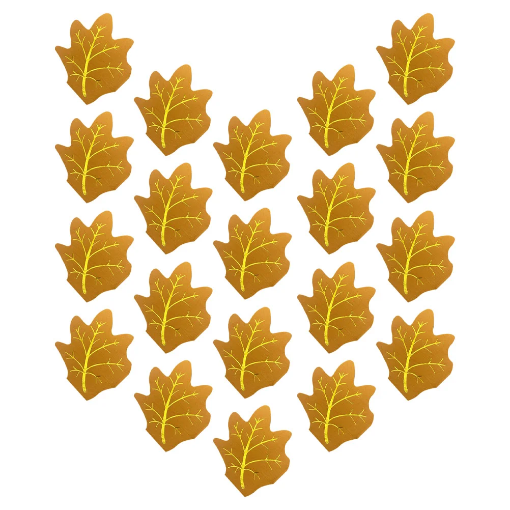 

20 Sheets Thanksgiving Paper Napkins Bathroom Decorations Dining Table Fall Disposable Dinner