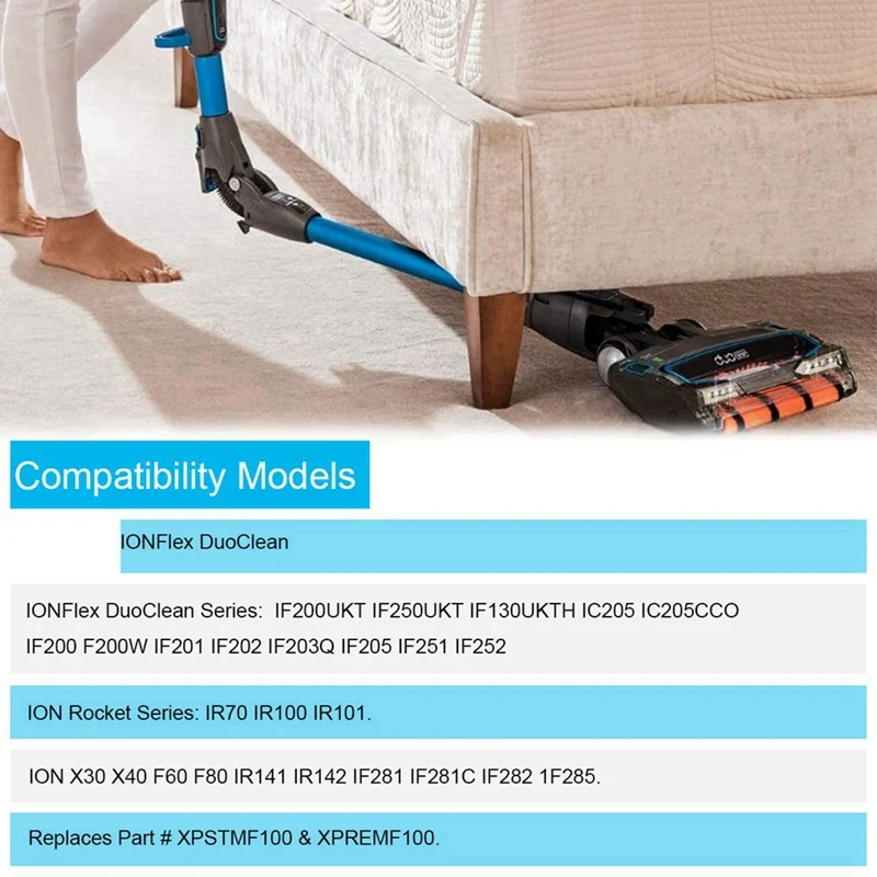 HEPA-фильтр для Shark IF100 HV390 IF200 IC205 аксессуары пылесоса часть XPSTMF100 и XPREMF100