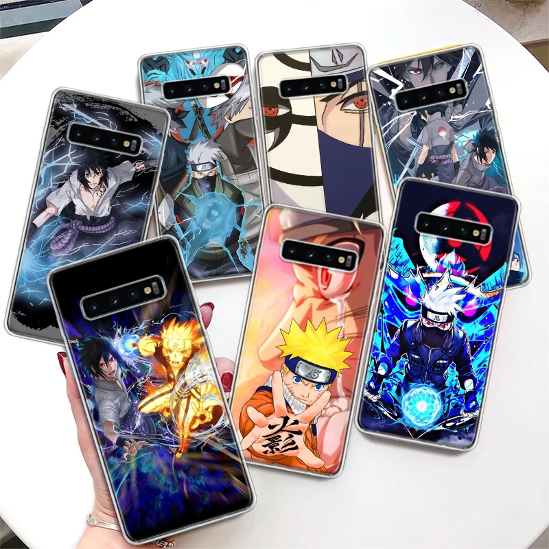 

Kakashi Sasuke Naruto Coque Phone Case For Samsung Galaxy S22 S21 S20 Ultra FE S10 Plus S10E S9 S8 + S7 S6 Edge Lite Soft Cover