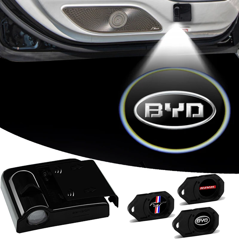 

2Pcs Car Logo Door Welcome Light LED Ghost Shadow Lights For JEEP Grand Cherokee WJ WK WK2 KJ KK brújula puertas Wrangler TJ JK