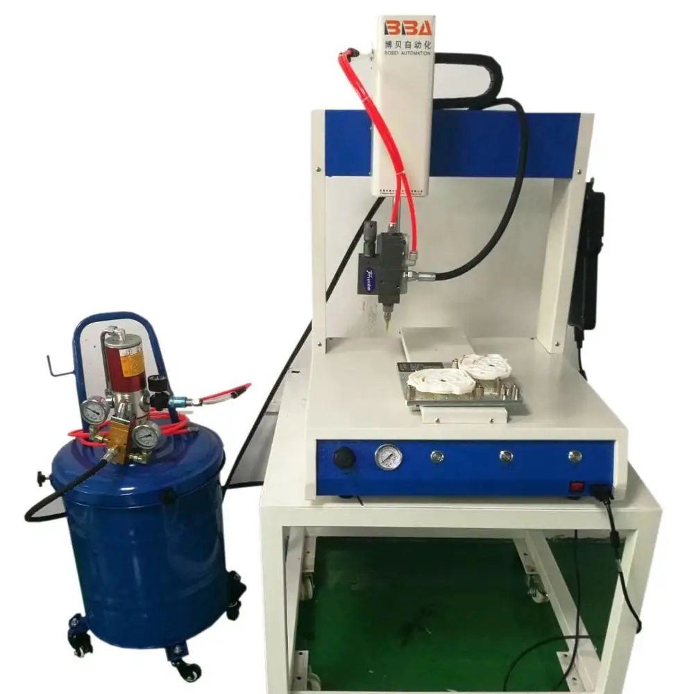 

High speed automatic glue dispenser for epoxy ab glue glue spreader machine