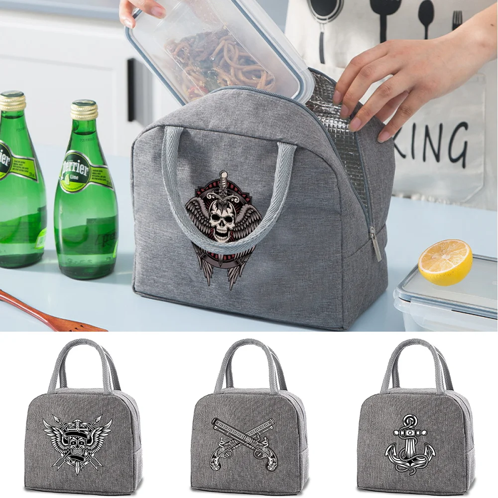 

Детская изоляционная сумка для ланча, дорожный холодильник для пикника, сумки для хранения еды, термобокс для завтрака, обеденный пакет, хол...