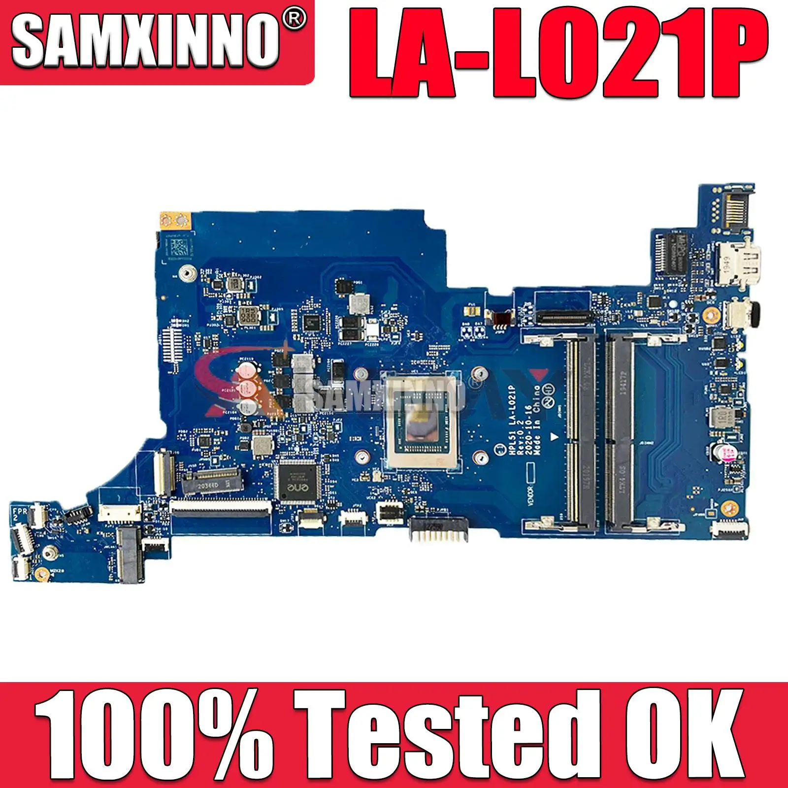 

For HP 255 G8 Laptop Motherboard HPL51 LA-L021P Mainboard with R5 R7 AMD CPU M49514-601 M49514-001 100% Working