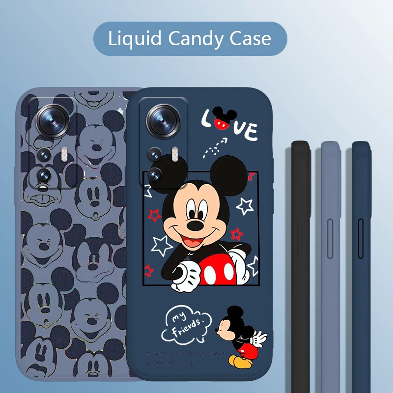

Disney Funny mickey For Xiaomi MI 12 11 10 9 8 Ultra Lite Pro X T Pro Note SE 5G Liquid Shockproof Dustproof Phone Case
