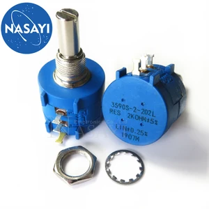 Precision multi-turn potentiometer 3590S-2-202L 2K