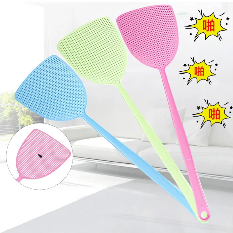 

3 Pcs Plastic Mosquitoes Flies Health Folder Shoot Beat Fly Pest Control Fly Swatters