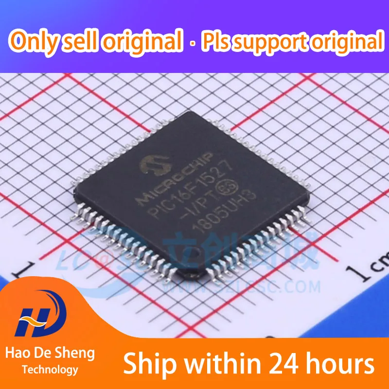 

10PCS/LOT PIC16F1527-I/PT PIC16F1527 TQFP-64 New Original In Stock