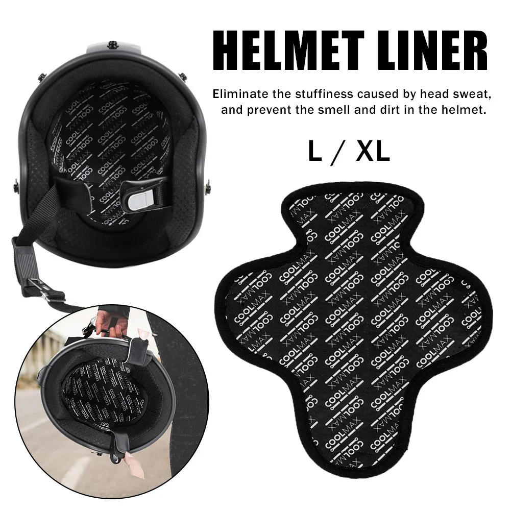 

1pc Motorcycle Helmet Liner Quick-drying Breathable Sweat Wicking Helmet Lining Dropshipping