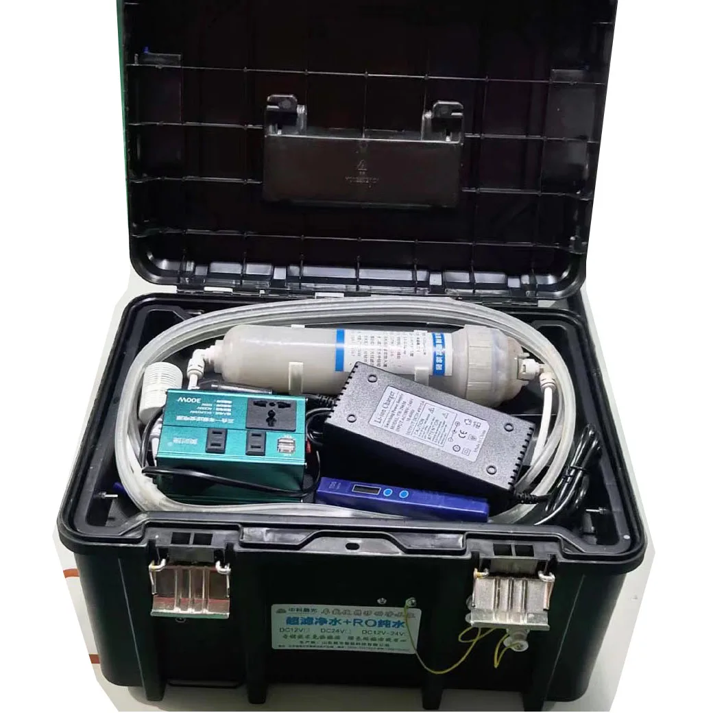 Manual Or Battery Operated Portable Water Purifier 400gallon Reverse Osmosis Filter