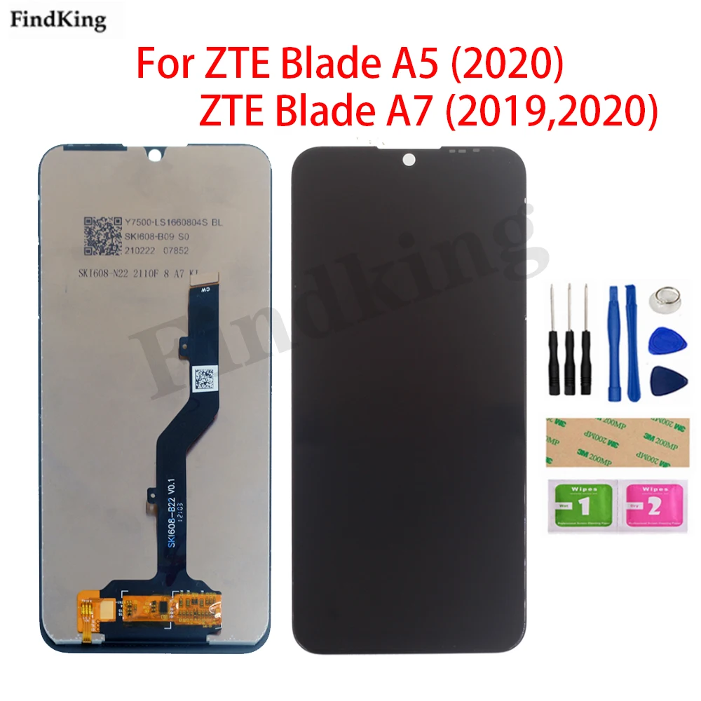 6 09 ''для ZTE Blade A5 2020 ЖК-дисплей экран для Zte A7 2019 Ремонт ЖК-дисплея |