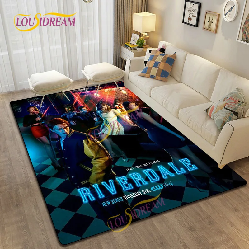 Мягкий фланелевый 3D ковер с ривердэйлом в стиле загадок мягкий для спальни
