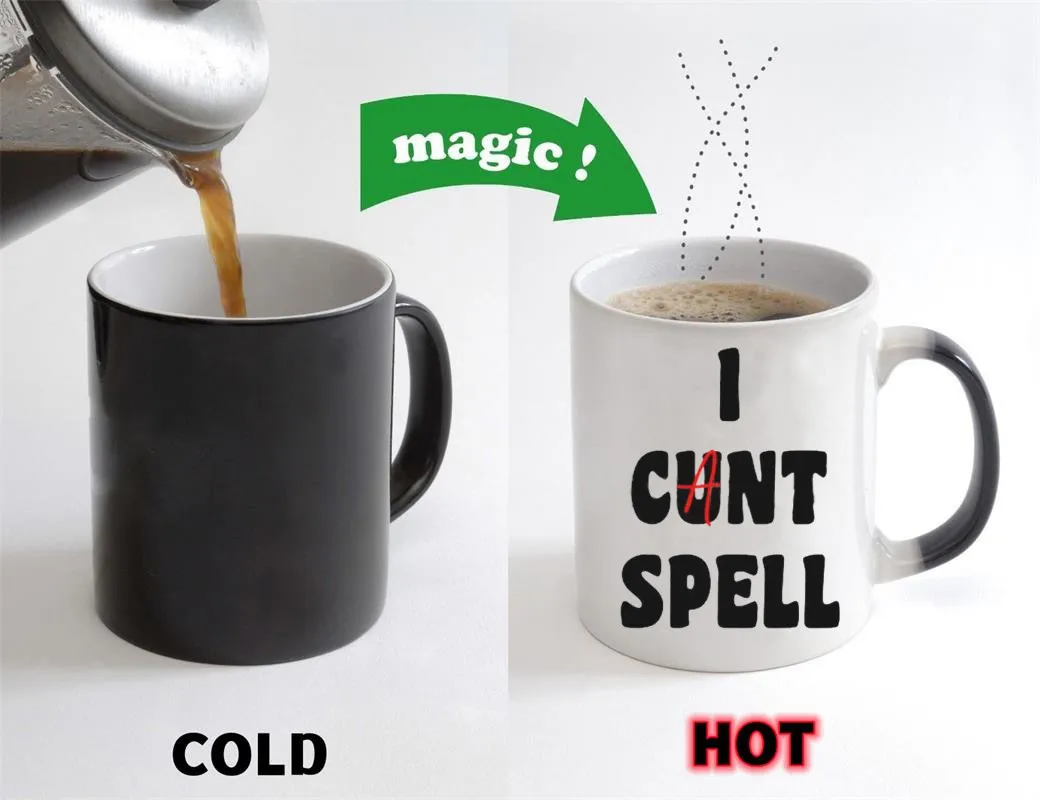 

Wife Husband Coffee Mugs Cocoa Caffeine Cereal Milk Cups Adult Funny Mugs Heat Reveal Magical Morph Mugen Teaware Coffeeware