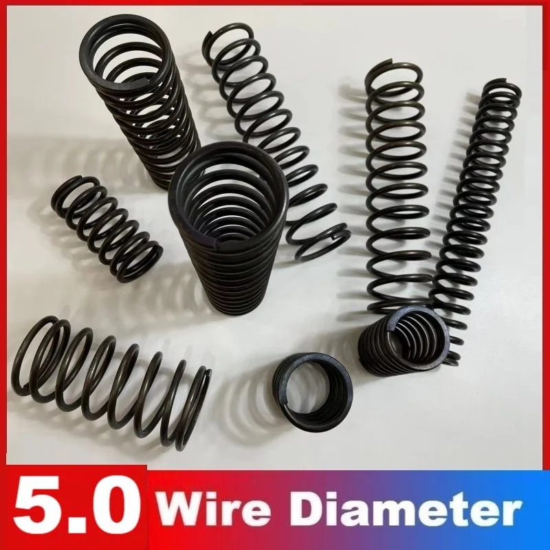 65Mn Spring steel Y-shaped compression spring Wire Dia5.0mm Outer Dia25/28/30/32/35/36/38/40/42/45/47/52/60mm Length30/40/50mm.