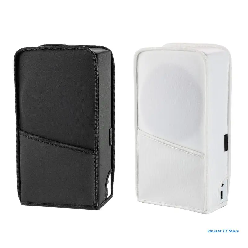

For Xbox Series S Dust Proof Cover Removable Washable Dust Case with Pockets for Xbox Series S Game Console Accessories