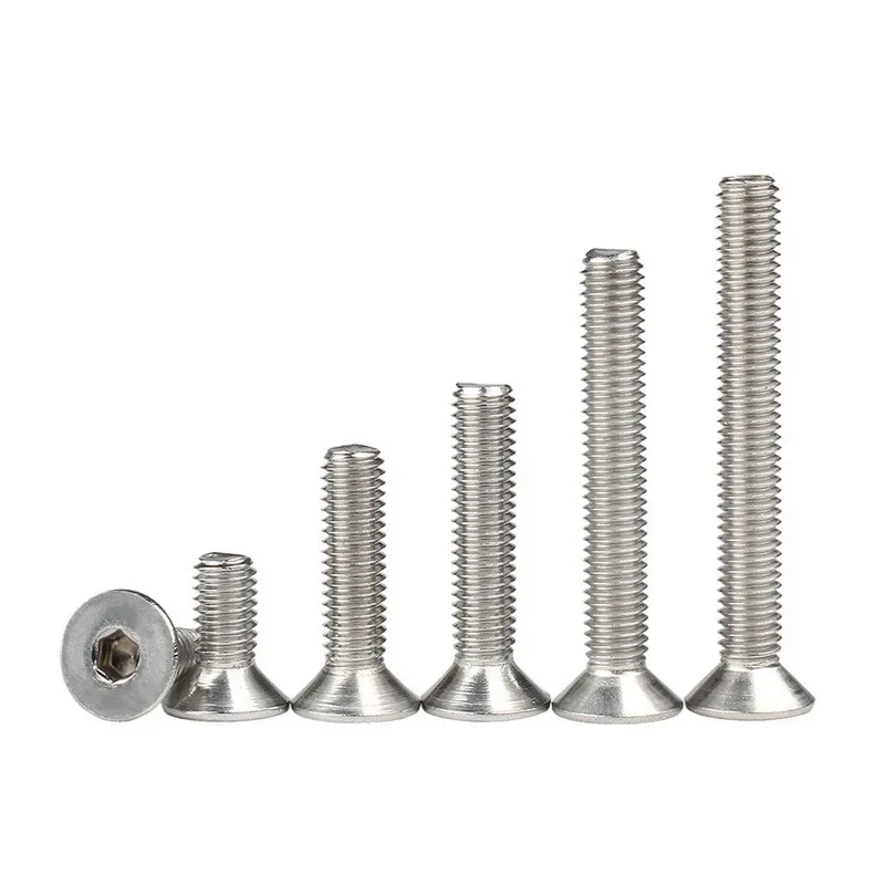 Винт с шестигранной головкой из нержавеющей стали 304 DIN7991 шестигранный винт