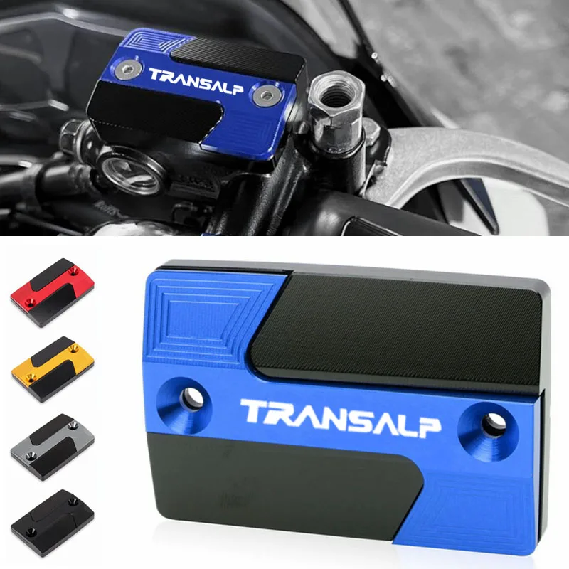 Крышка для мотоцикла CNC с алюминиевым зеркальным баком для HONDA transalps 700 TRANSALP 600 650 700 XLV XLV700 XLV650