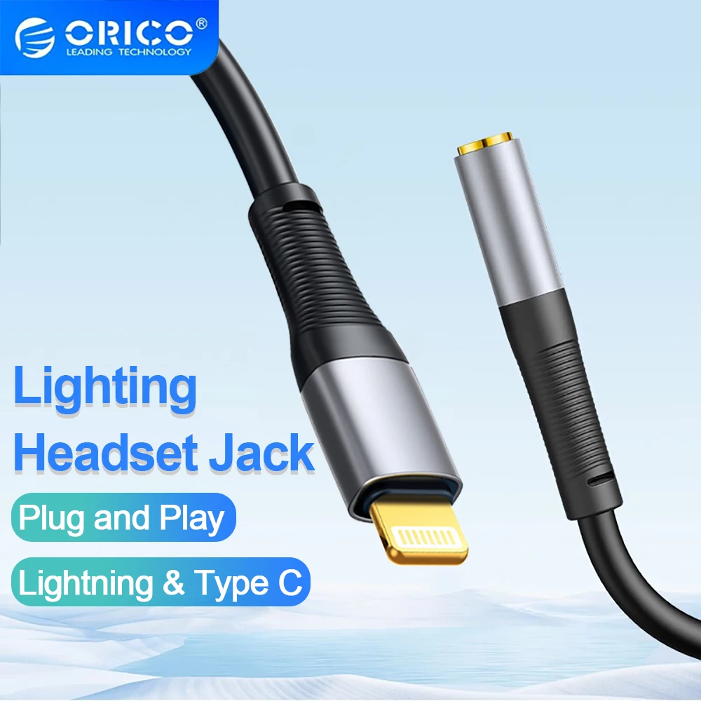 Адаптер для наушников ORICO с разъемом USB Type-C 3,5 мм