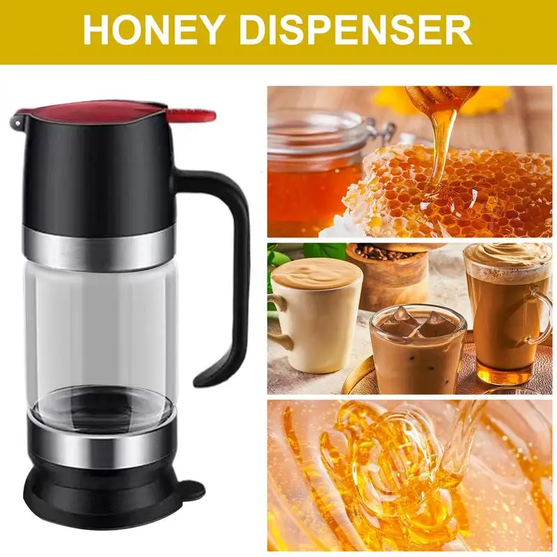 Диспенсер для меда стеклянный контейнер на 9 унций без капельного дозатора