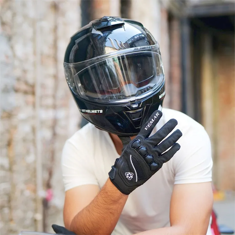

Unisex Guantes Moto Vemar VE-190 Motorcycle Accessories Guantes Motociclista Breathable Four Seasons Motorcycle Gloves, 5 Colors