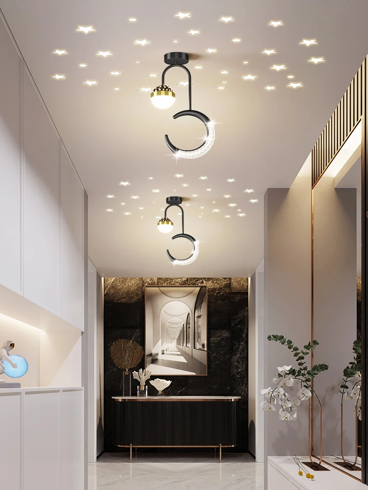 

Corridor aisle light porch light entrance light into the doorway light cloakroom light luxury two chandeliers