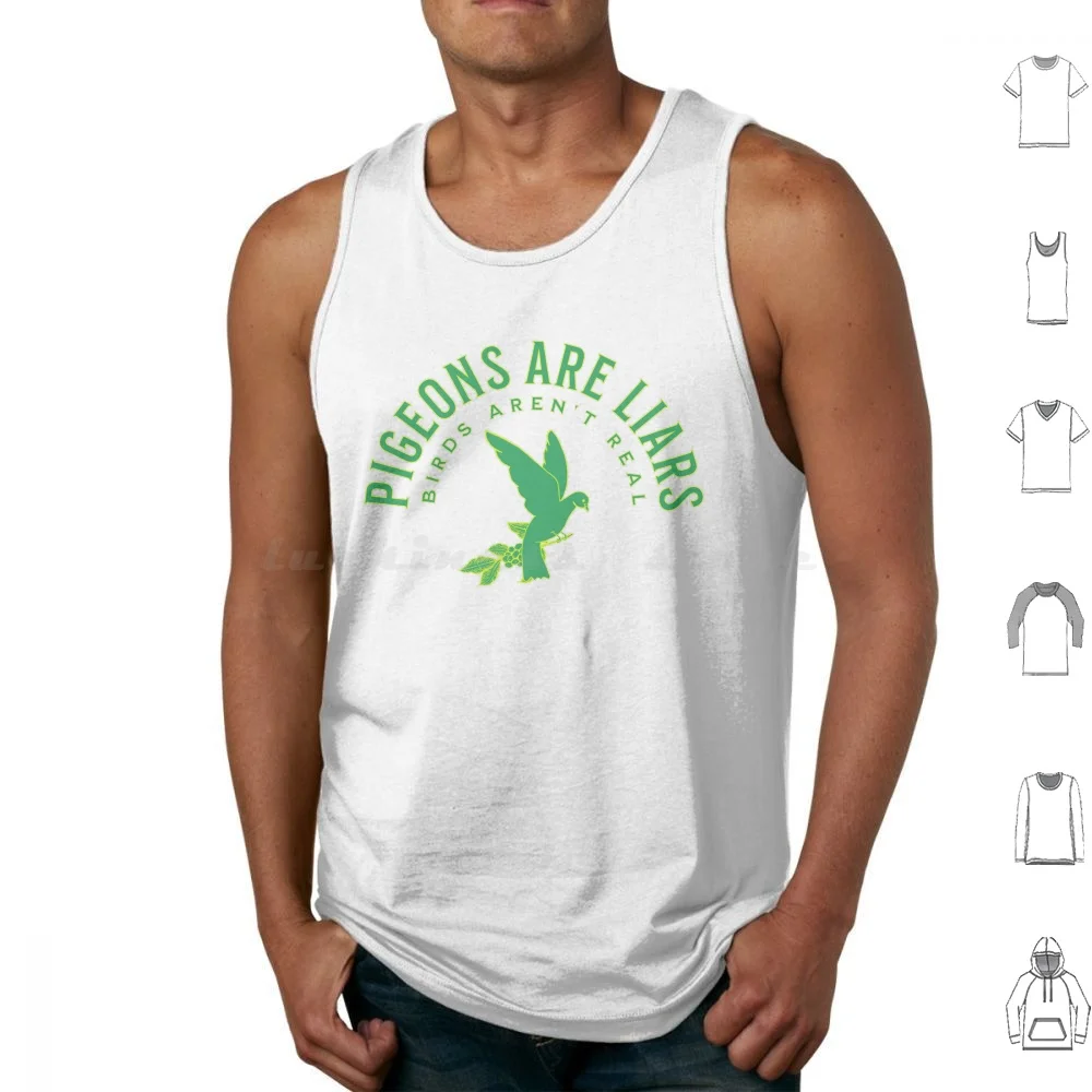 

Pigeons Are Liars Birds Are Not Real Tank Tops Print Cotton Pigeons Are Liars Pigeons Pigeons Liars Birds Bird Birds